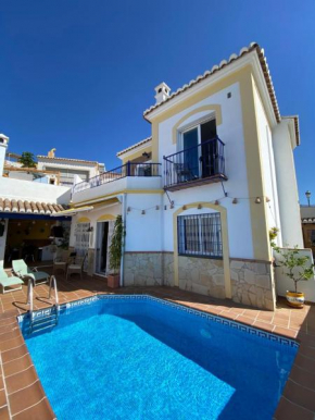 Villa in Nerja with pool and sea view